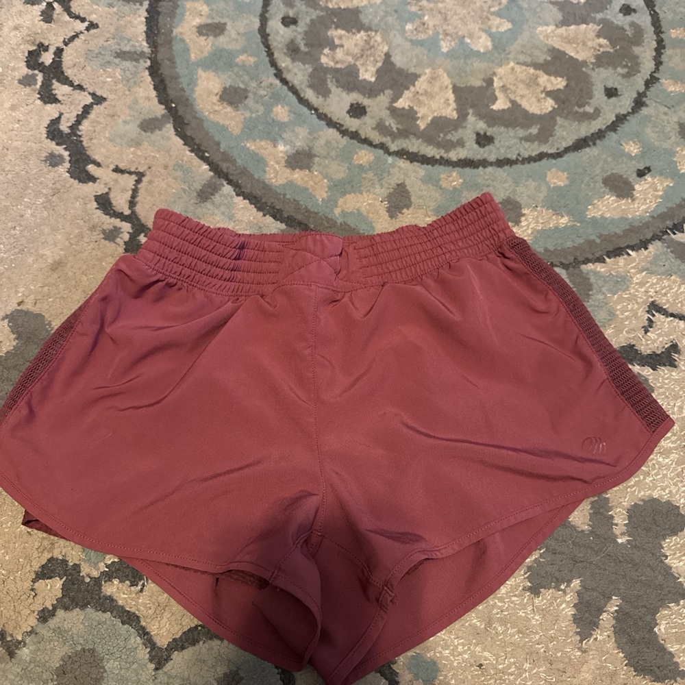 Athletic Burgundy Shorts